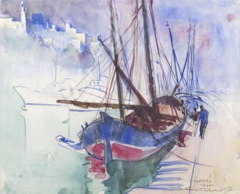 Auktion <br>FISCHERBOOTE VOR CAPRI (1960)