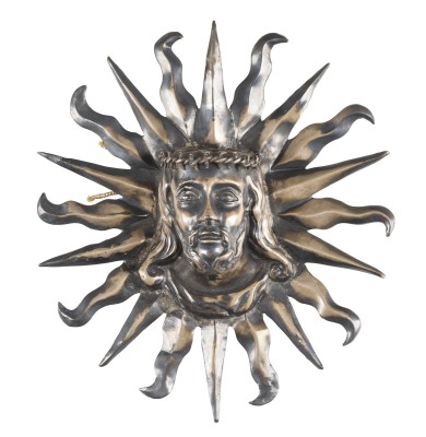 Auktion <br>WEIHWASSERBEHÄLTER 'CHRISTUS MIT DER DORNENKRONE'