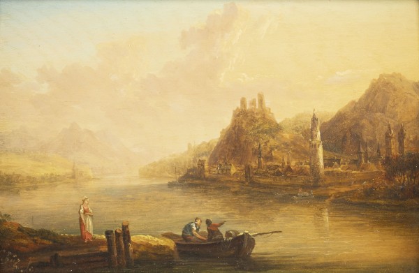 Auktion <br>KLEINE RHEINLANDSCHAFT I (ANDERNACH?)