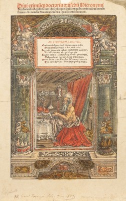 Picture 'DER HEILIGE HIERONYMUS IN SEINER ZELLE' (TITELBLATTILLUSTRATION)