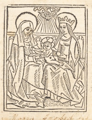 Picture 'ANNA SELBDRITT' (ILLUSTRATION AUS EINEM (GEBET-)BUCH)