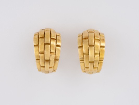 Auction <br>PAAR OHRSTECKER 'CARTIER'