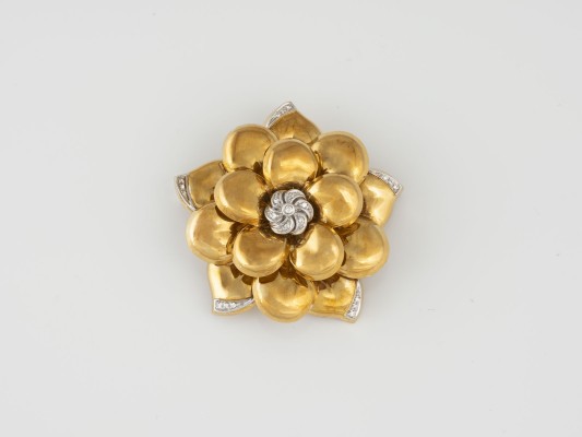 Auction <br>BLÜTENBROSCHE 'WEMPE'