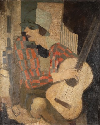Auktion <br>GITARRENSPIELERIN (1934)