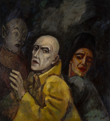 Auction <br>'ERSCHRECKTE MASKEN' (1946)