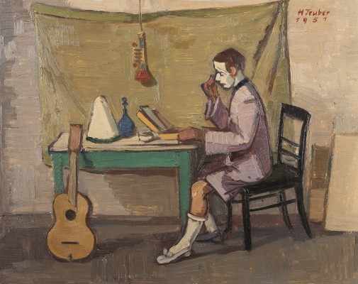 Auktion <br>'CLOWN AM TISCH' (1951)