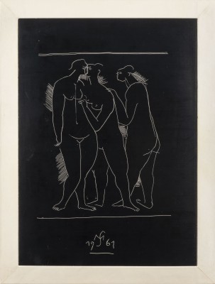 Auction <br>KONVOLUT VON 20 HANDZEICHNUNGEN (1961)