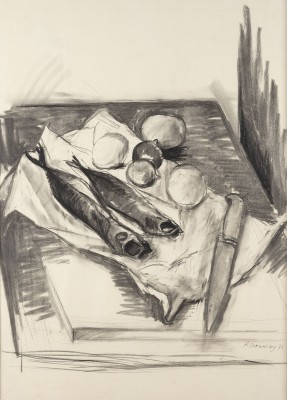 Picture STILLLEBEN MIT MAKRELEN UND ZWIEBELN (1972)