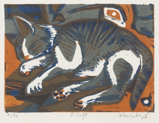 Auction <br>ZWEI ARBEITEN: 'KATZEN' (1978/1981)