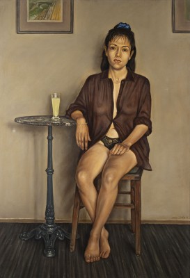 Bild 'MÄDCHEN MIT LIMONADE' (1991)
