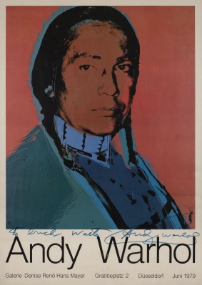 Auktion <br>SIGNIERTES PLAKAT 'THE AMERICAN INDIAN (RUSSELL MEANS)' (1979)