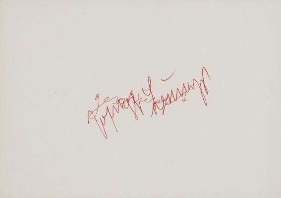 Bild SIGNIERTER DRUCK 'GESCHUPPT' (1973)