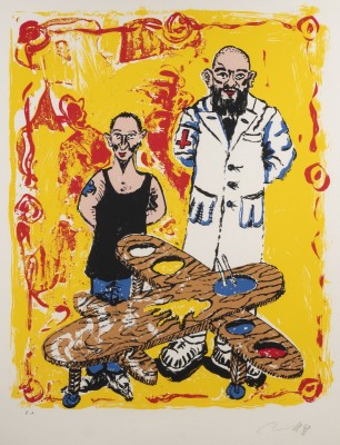 Picture 'DR. BASELITZ UND DR. IMMENDORFF' (1998)