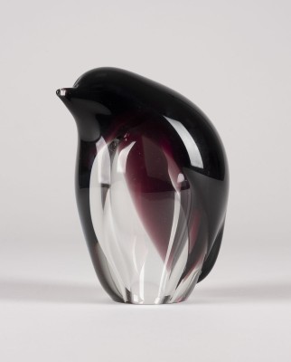 Auktion <br>GLASFIGUR 'PINGUIN'