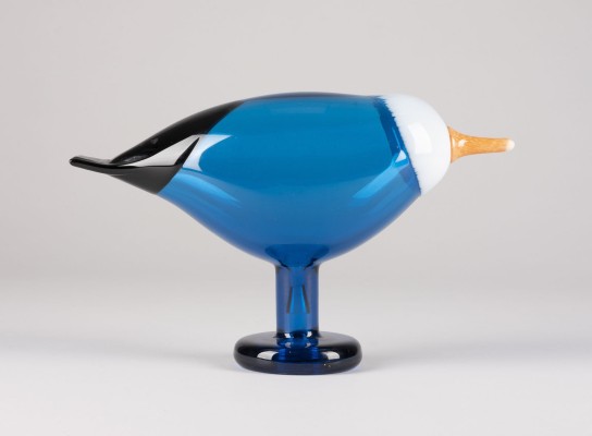 Auktion <br>GLASVOGEL 'BLAUE ELSTER'