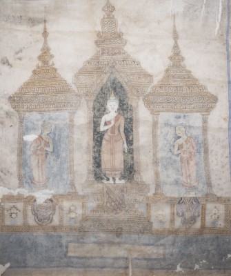 Auction <br>ZWEI BUDDHISTISCHE MALEREIEN