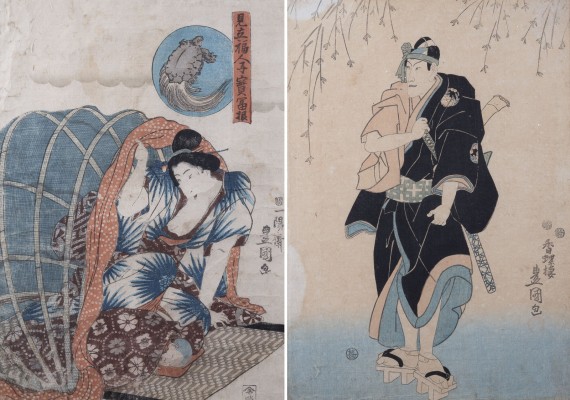 Picture UTAGAWA KUNISADA, ZWEI UKIYO-E