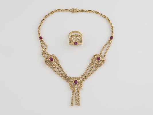 Auktion 137<br>SCHMUCK-SET