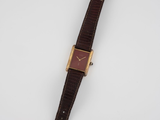 Auction 137<br>ARMBANDUHR 'CARTIER - MUST DE CARTIER TANK'