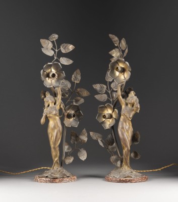 Auction 137<br>PAAR ART-DÉCO TISCHLAMPEN