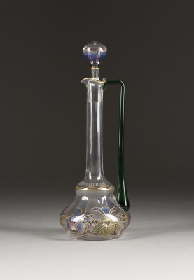 Auktion 137<br>JUGENDSTIL-KARAFFE MIT PRUNKWINDEN