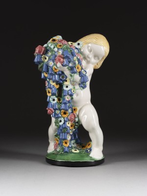 Auction 137<br>PUTTO MIT BLUMEN - 'FRÜHLING'