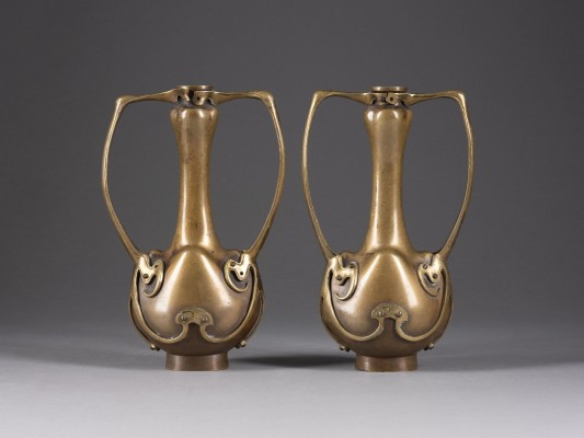 Bild PAAR JUGENDSTIL-VASEN