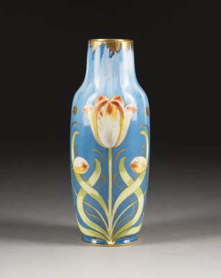 Auktion 137<br>JUGENDSTIL-VASE MIT TULPEN