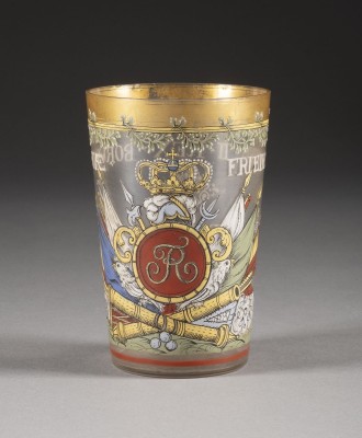 Auktion 137<br>WAPPENBECHER MIT MONOGRAMM FRIEDRICHS DES GROSSEN