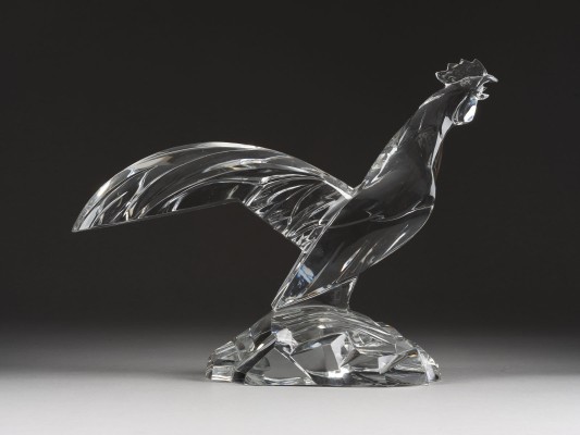 Auktion 137<br>GROSSE GLASSKULPTUR 'HAHN'
