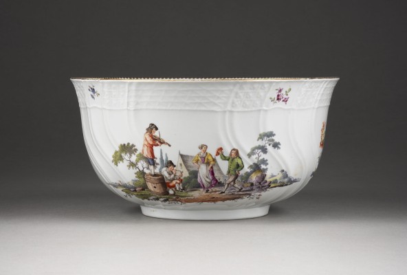Auktion 137<br>PUNSCHHALE MIT TENIERS-SZENEN