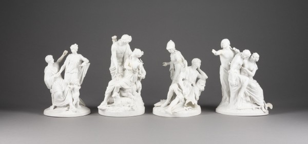 Auction 137<br>VIER FIGURENGURPPEN MIT MYTHOLOGISCHEN MOTIVEN