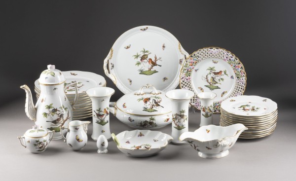 Auction 137<br>68-TEILIGES SPEISE- UND KAFFEESERVICE 'ROTSCHILD'