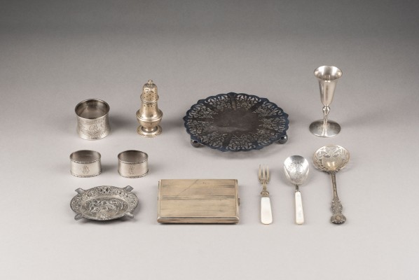 Picture SAMMLUNG VON 11 SILBEROBJEKTEN