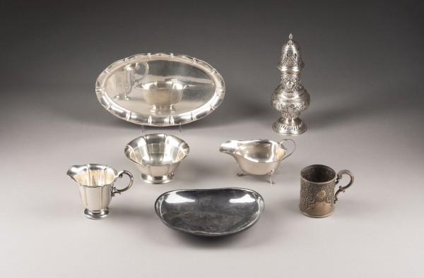 Picture SAMMLUNG VON 7 SILBEROBJEKTEN