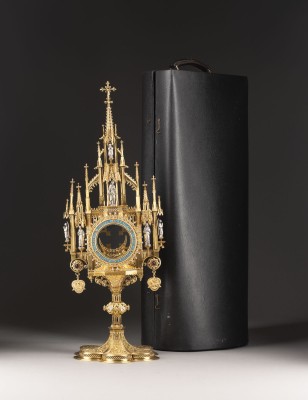 Auction 137<br>AACHENER MONSTRANZ MIT FUTTERAL