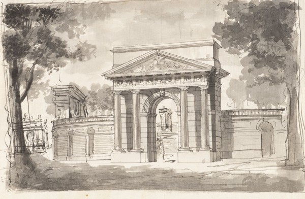Bild KLASSIZISTISCHER TRIUMPHBOGEN, UM 1780
