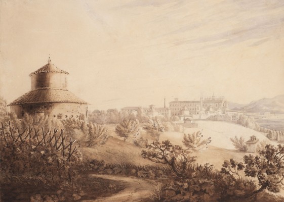 Bild RUNDTEMPEL SANTO STEFANO ROTONDO, 1827
