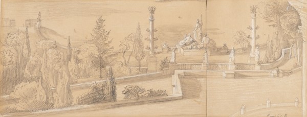 Bild ABHANG DES PINCIO IN ROM, 1851