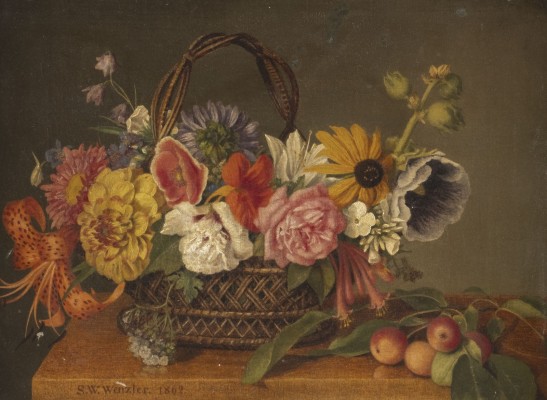 Auktion 137<br>BLUMEN IN KORB (1862)