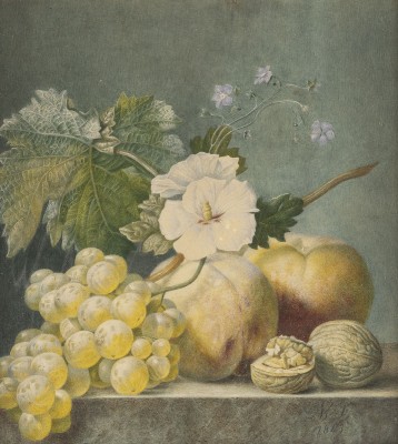 Auktion 137<br>TRAUBEN, PFIRSICHE UND WALNÜSSE (1843)
