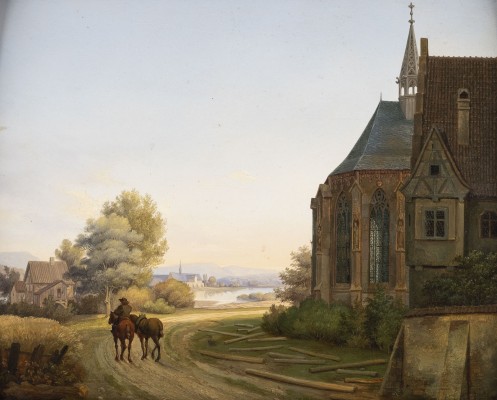 Auction 137<br>Dorf am See bei Sonnenuntergang