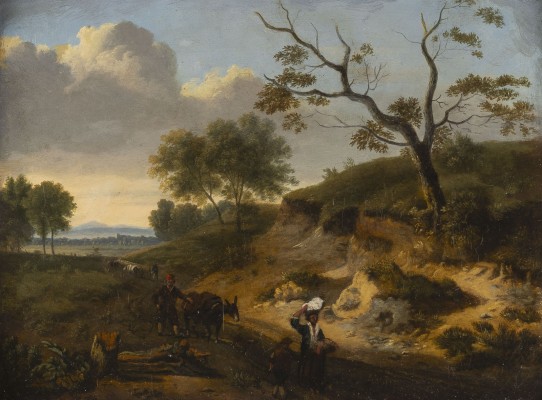 Auction 137<br>LANDSCHAFT MIT STAFFAGE