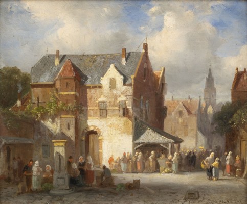 Auction 137<br>BELEBTER MARKTPLATZ