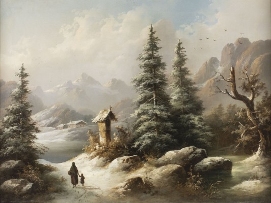 Auktion 137<br>WINTERLANDSCHAFT