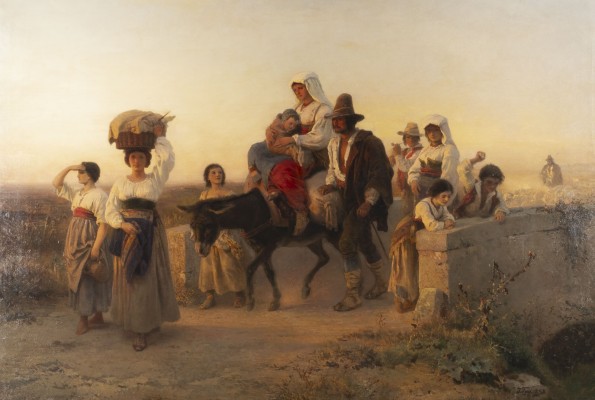 Auction 137<br>HEIMKEHR VOM FELD (1858)
