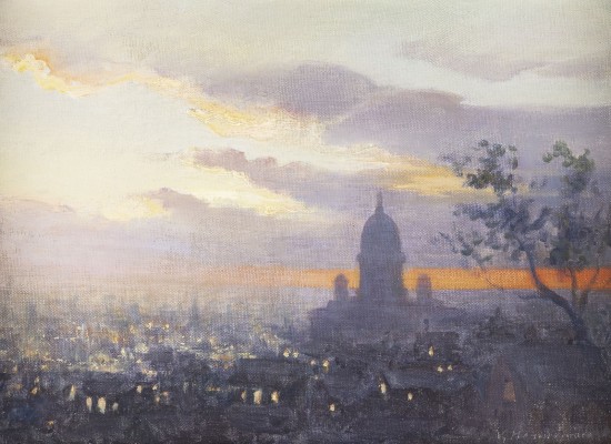 Auction 137<br>BLICK AUF DIE NÄCHTLICHE STADT