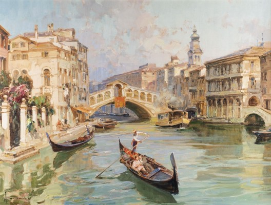 Auction 137<br>CANAL GRANDE UND REALTO IN VENEDIG