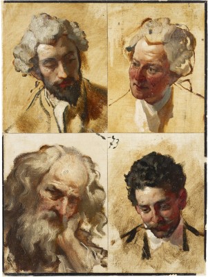 Auction 137<br>VIER KOPFSTUDIEN (MÄNNER)