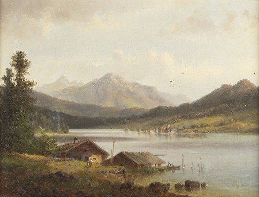 Auktion 137<br>BLICK AUF DIE STADT AM BERGSEE